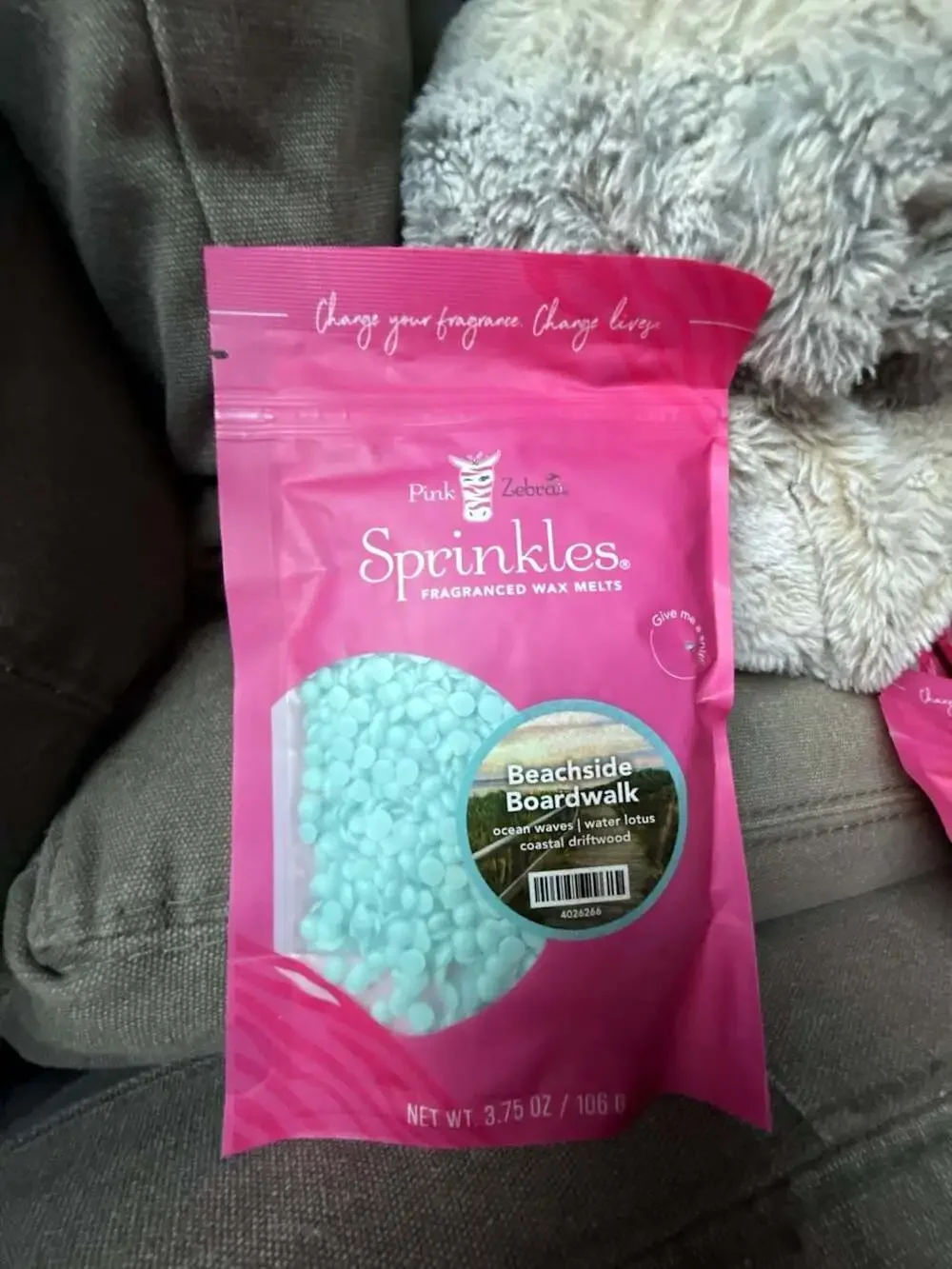 Pink Zebra Beachside Boardwalk Sprinkles Fragranced Wax Melts 3.75 oz